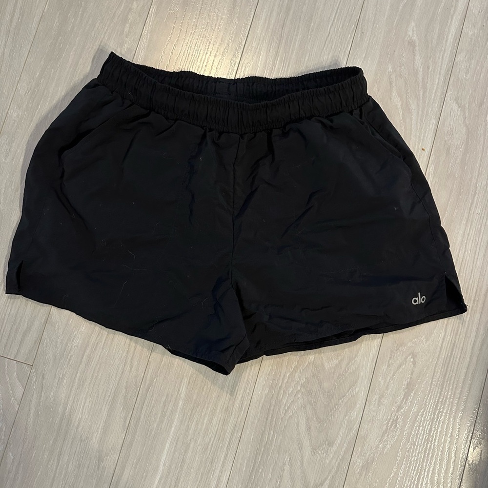 Alo Black Alumni Shorts